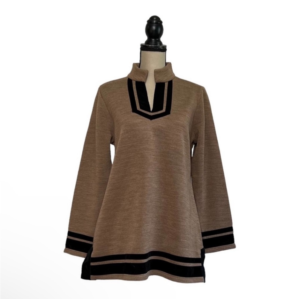 Soft Surroundings Runway Pullover V-Neck Sweater New With Tags